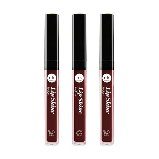 NICKA K NEW YORK Lipshine, Cosmetics, vibrant colors, bright colors, shining lips, lip shine, long lasting (AMZ260) Beauty & Personal Care NICKA K NEW YORK