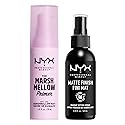 NYX PROFESSIONAL MAKEUP Marshmellow Smoothing Primer + Makeup Setting Spray, Matte Finish, Long-Lasting Face Mist for up to 16HR Wear (Pack of 2)