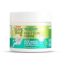 ORS Olive Oil Max Moisture Super Nourishing Daily Curl Crème infused with Rice Water & Electrolytes for Supercharged Hydration & Growth (8.0 oz)