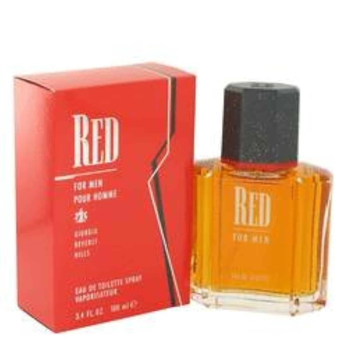 Giorgio Beverly Hills Red Eau de Toilette Spray for Men, 3.4 Fluid Ounce