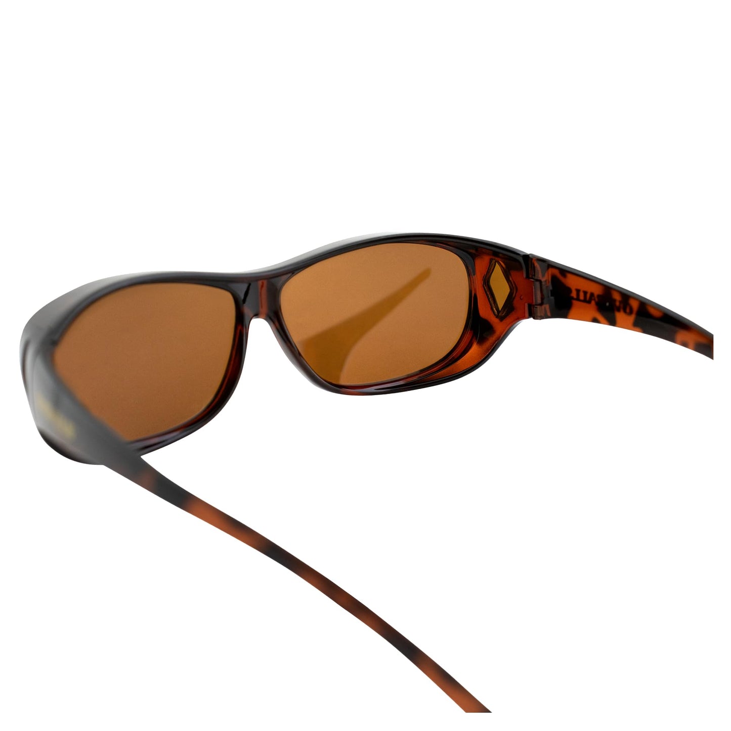 Overalls Sunglasses with Polarized Tortoise and Brown Lens