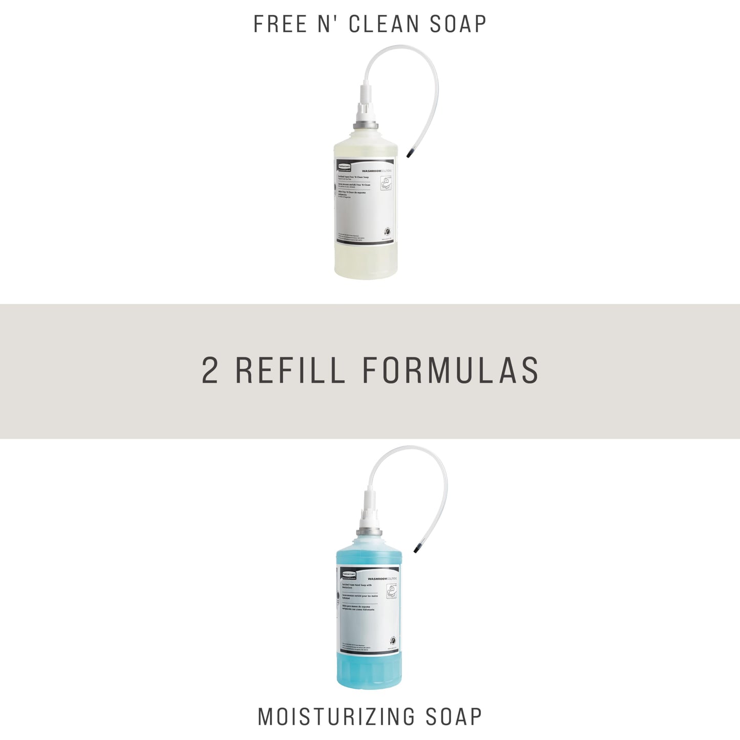 Rubbermaid Commercial Products OneShot Moisturizing Foam Hand Soap Refill, 1600mL, Green Seal Certified, Compatible with RCP's Touchless OneShot Foam