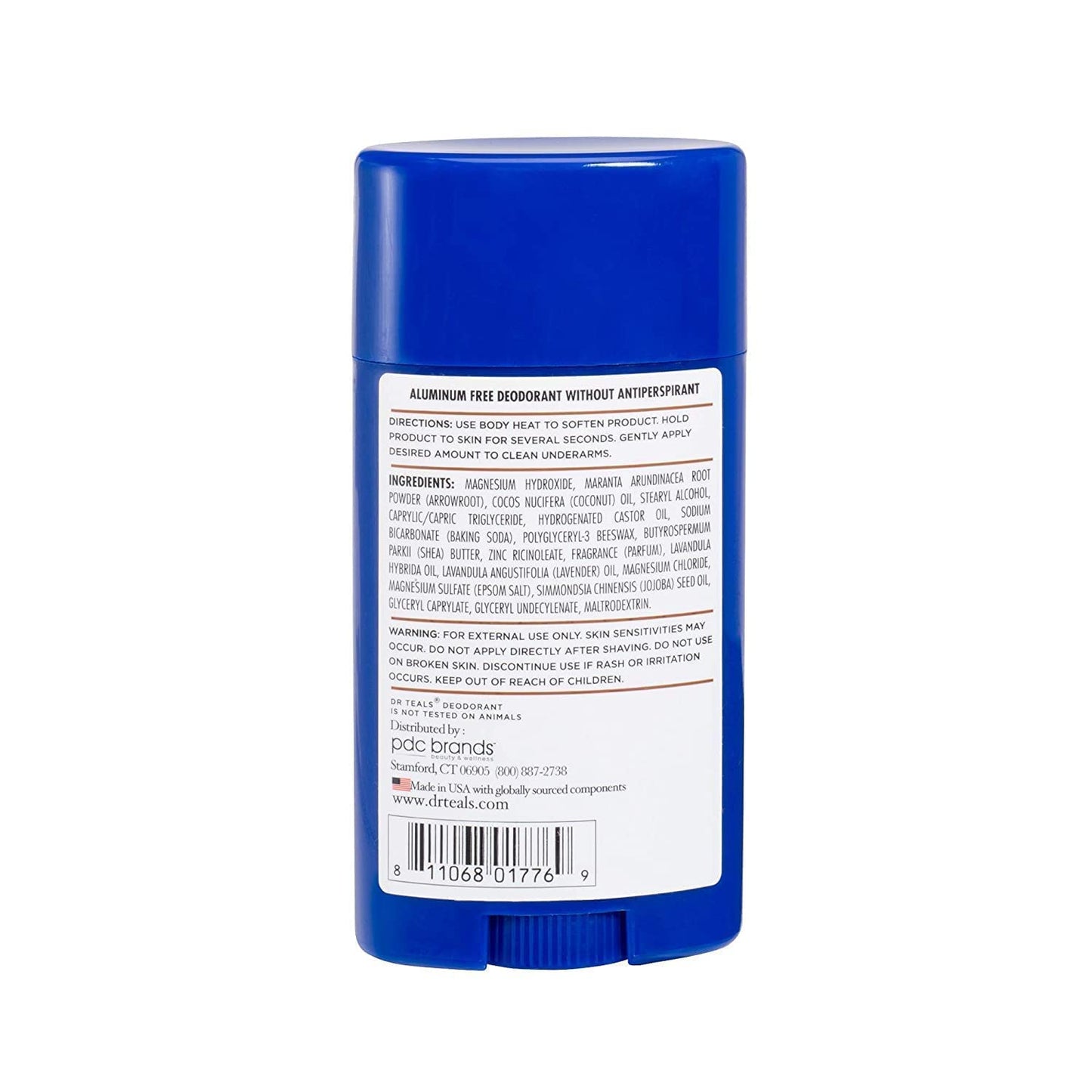 Dr Teal's Aluminum Free Deodorant - Coconut Oil - Paraben & Phthalate Free - 2.65 oz Beauty and Personal Care Dr Teal's