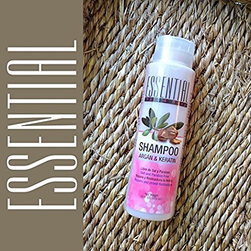 Essential Keratin and Moroccan Argan Oil Color Care Shampoo & Conditioner Repair Combo 32 oz Set