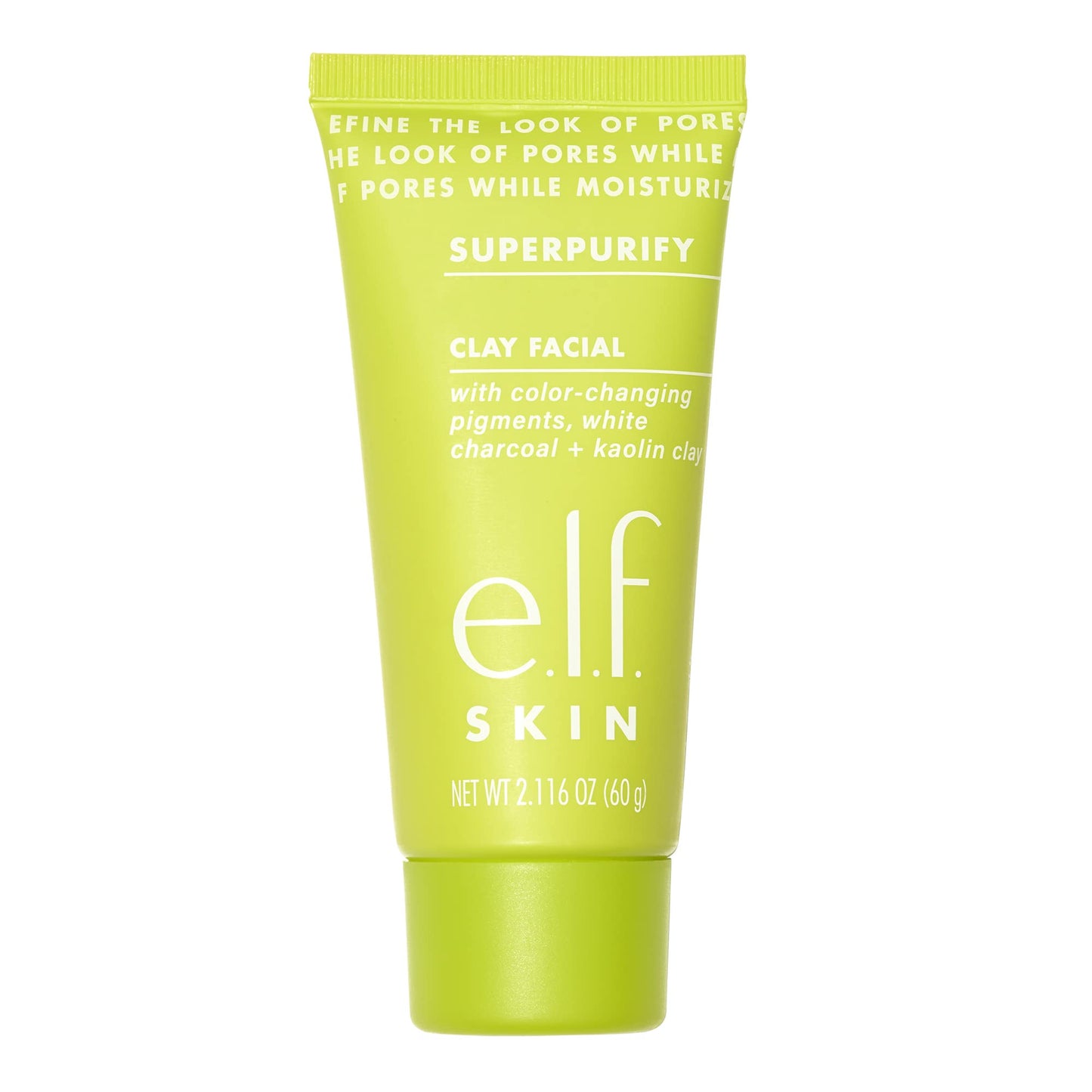 e.l.f. SKIN SuperPurify Clay Facial, Colour-Morphing Mask For Detoxifying & Smoothing Skin, Minimise Pores & Reduce Excess Oil