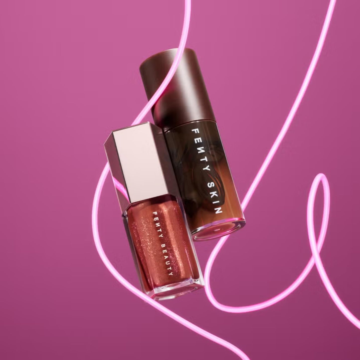 FENTY BEAUTY Chocolit Treatz - Lip Luminizer (.18 Fl Oz) + Lip Oil Duo (.19 Oz)