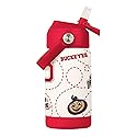 Logo Brands NCAA Ohio State Buckeyes Mascot Stainless-Steel Kids Bottle -Soft Silicone Mouthpiece, Easy To Carry, Kid-Friendly Design- Great