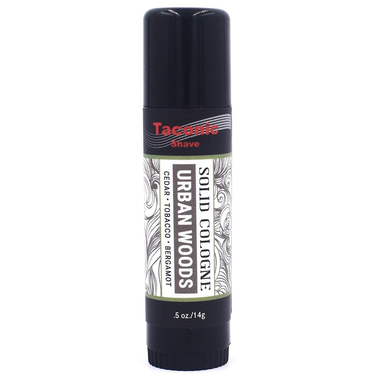 Taconic Shave All-Natural Urban Woods Scent Men's Solid Cologne - Portable and Easy to Apply - Artisan Made in the USA