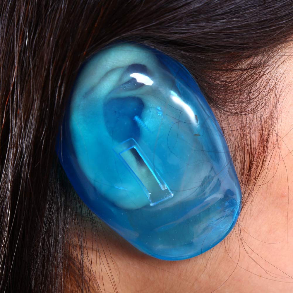 Ear Covers For Hair Dryer, 2pcs Ear Covers For Hair Dye, Shield Anti Staining Plastic Guard Protects Earmuffs From The Dye Beauty and Personal Care Cimenn