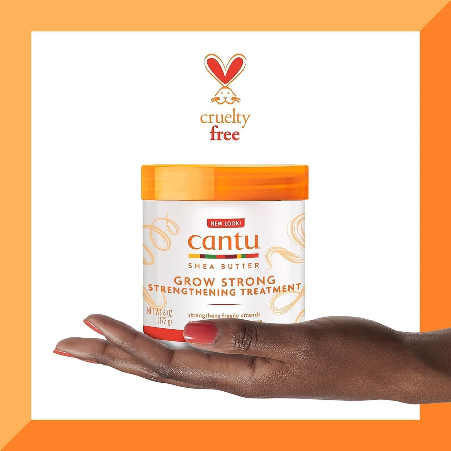 Cantu Shea Butter Grow Strong Strengthening Treatment 6 Ounce (177ml)