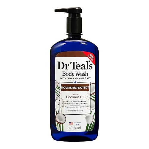 Dr Teal's Body Wash, Nourish & Protect with Coconut Oil, 24 fl oz