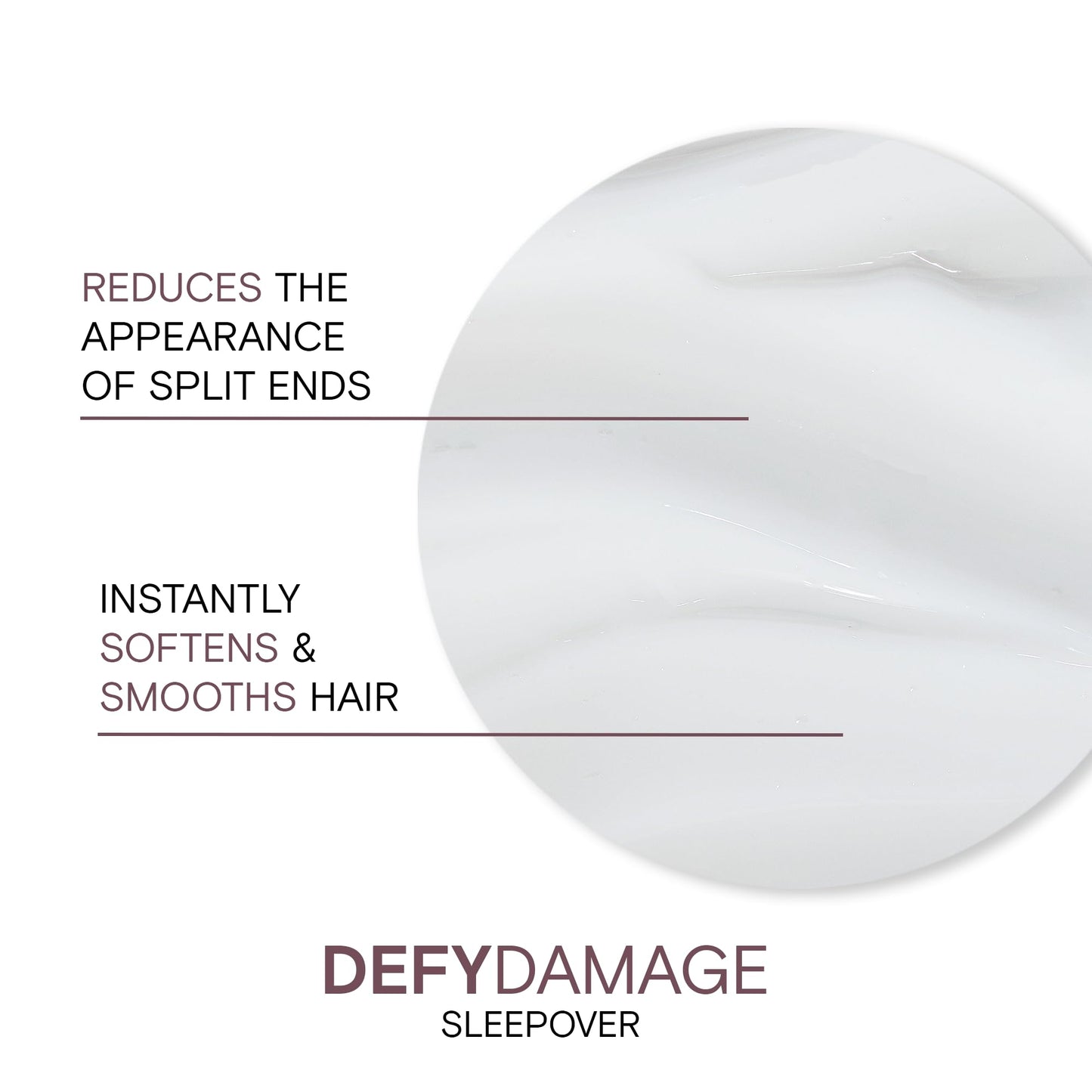 Joico Defy Damage Sleepover Overnight Nourishing Treatment | Instantly Softens & Smooths | Strengthen Bonds | Reduce Breakage & Split Ends | No Rinse