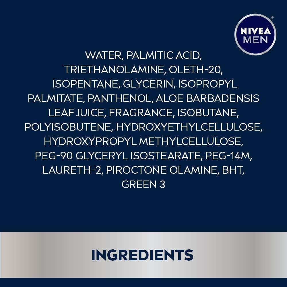NIVEA FOR MEN Moisturizing Shaving Gel 7 oz