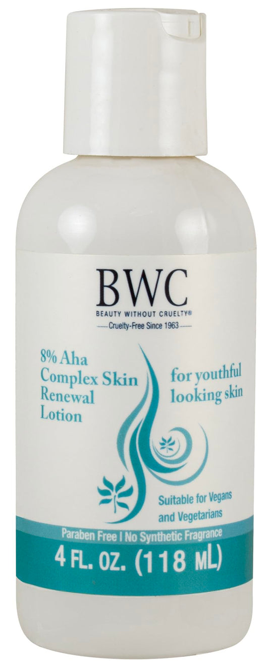 BEAUTY WITHOUT CRUELTY MOIST LOT,RENEWAL,8% AHA, 4 FZ