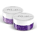 MARBLERS Twinkle Face & Body Glitter Duo [Holo Purple & Amethyst] 0.36oz (10g) | Non-Toxic | Cruelty-Free | Eyeshadow, Nail Polish, Nail Art |