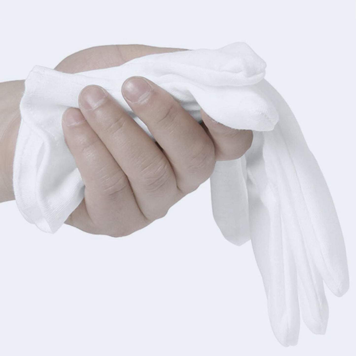 3 Pairs White Cotton Gloves for Dry Hands Eczema SPA Moisturizing - Work Glove Liners for Serving Costume Inspection Beauty and Personal Care COYAHO