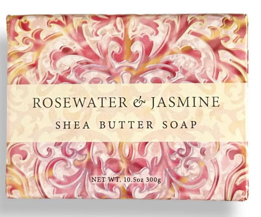 Greenwich Bay Vegan Natural Botantical Shea Butter Bar Soap, French Milled Triple Milled, Essential Oils, 10.5 ounces (Rosewater Jasmine) Beauty & Personal Care Greenwich Bay