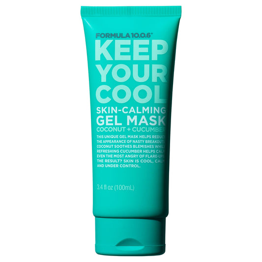 FORMULA 10.0.6 - Keep Your Cool Skin-Calming Gel Mask that Soothes Blemishes and Calms the Skin 3.4 fl oz (100ml) Beauty & Personal Care FORMULA 10.0.6