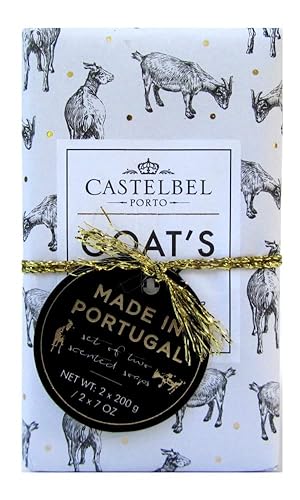 Castelbel Porto - Goat's Milk - Gift Set of Two Scented Bath Soap (2 x 7 oz.)