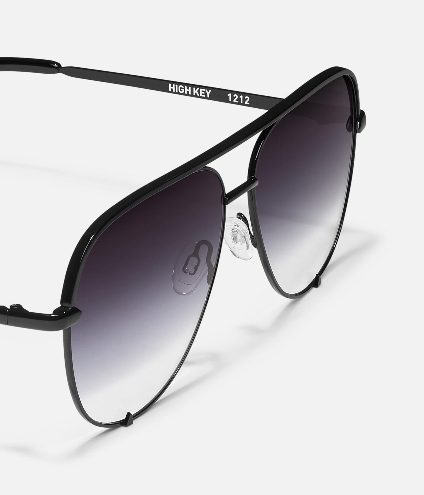 QUAY - Sunglasses for Men & Women, Aviator Lenses with UV Protection, Oversized Sunglasses (High Key Extra Large, Black)