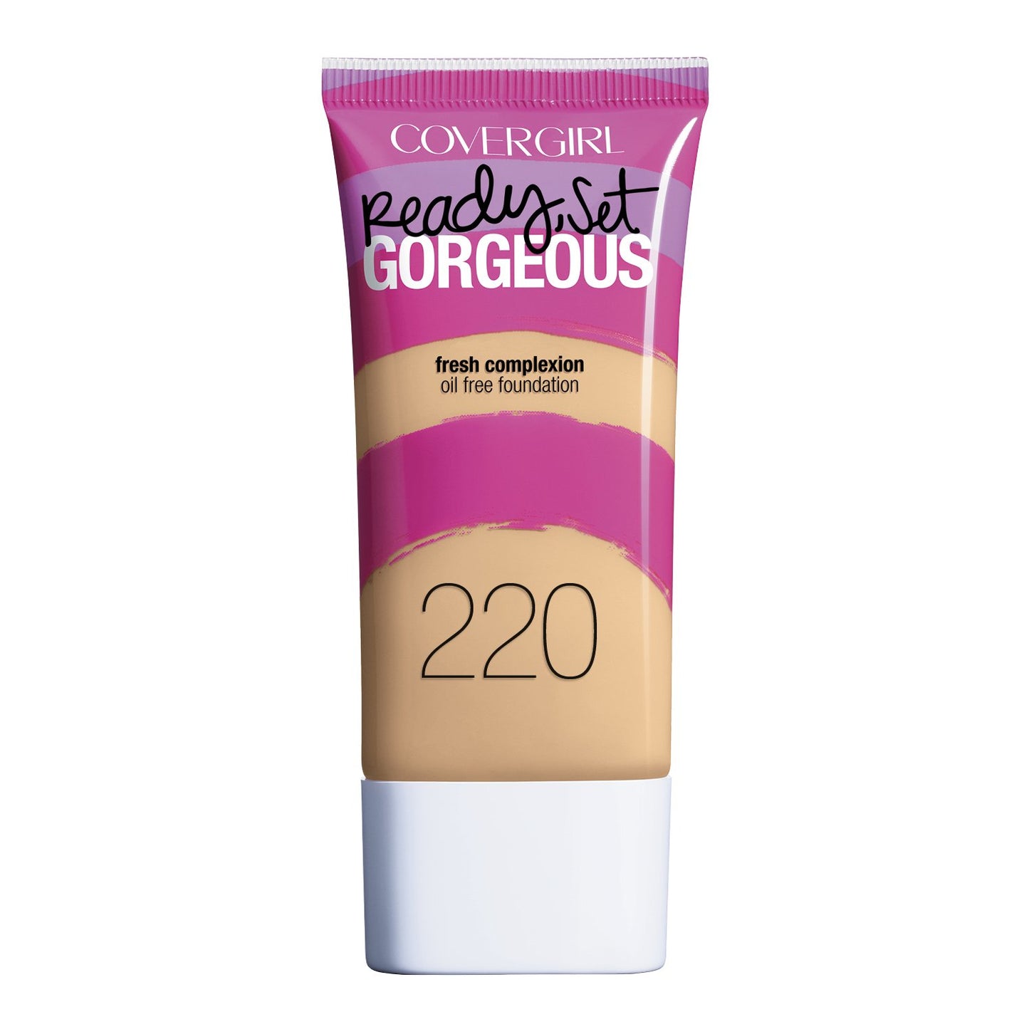 COVERGIRL Ready Set Gorgeous Foundation Soft Honey 220, 1 oz (packaging may vary)