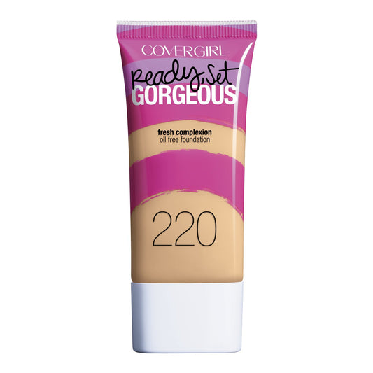 COVERGIRL Ready Set Gorgeous Foundation Soft Honey 220, 1 oz (packaging may vary)