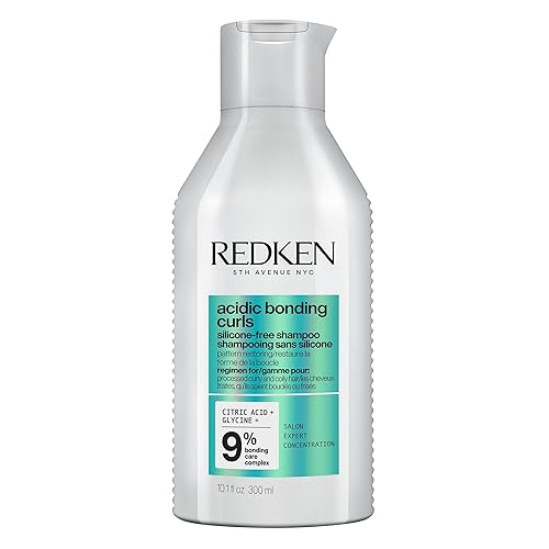 Redken Acidic Bonding Curls Sulfate-Free Shampoo | For Curly Hair | Curl Control + Definition | With Citric Acid, Avocado Oil, Shea Butter |