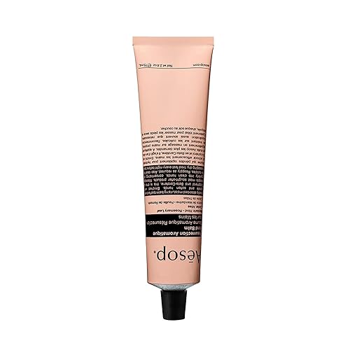 Aesop Resurrection Aromatique Travel Size Hand Balm | Lotion with Sweet Almond and Macadamia Nut to Nourish Dry Hands | 2.4 oz / 75mL