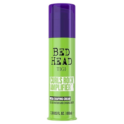 TIGI Bed Head Curls Rock Amplifier Curl Cream for Definition and Enhancement of All Curly Hair Types, 3.38 fl oz