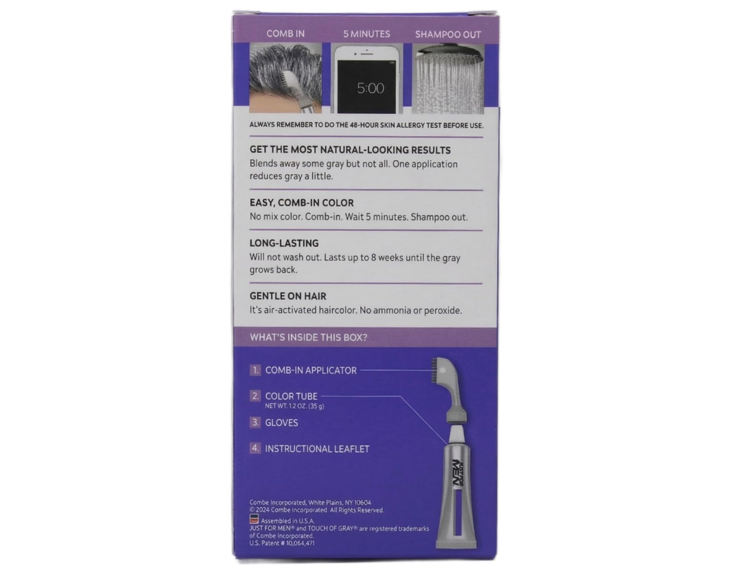 JUST FOR MEN Touch of Gray Hair Treatment T-45 Dark Brown, 1 Each (Pack of 11)