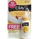 Olay Ultra Moisture with Shea Butter Beauty Bar - 6 Pack - W Bonus Body Wash