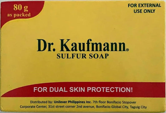Dr Dry Dr. Kaufmann Medicated Sulfur Soap 80gr Beauty & Personal Care Dr. Kauffman Soap