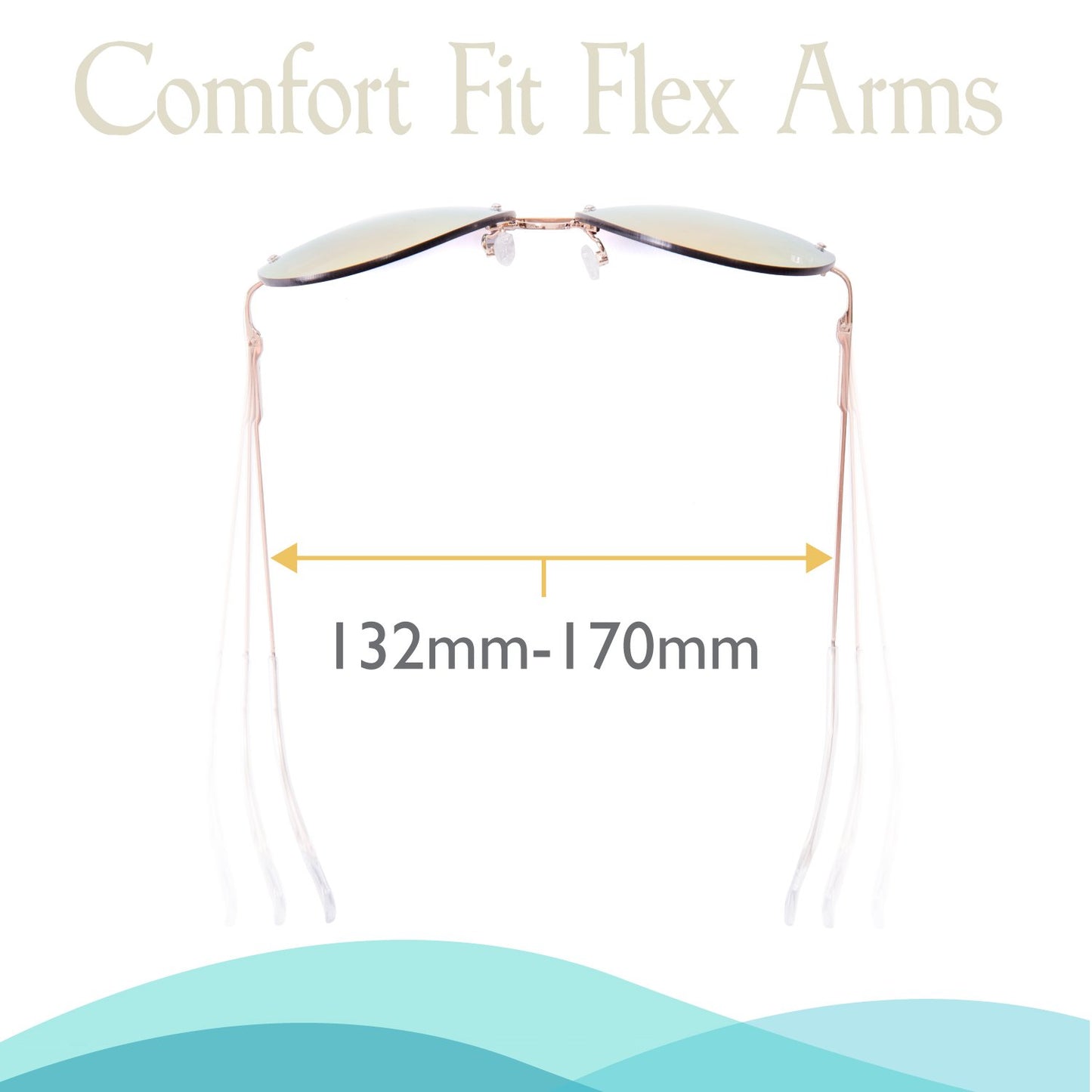 SUNLOUNGER Womens Oversized Aviator Sunglasses - Gradient Brown Lens on Gold Frame