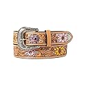 ARIAT Women's Western Sunflower and Daisy Belt, Multicolored, X-Large