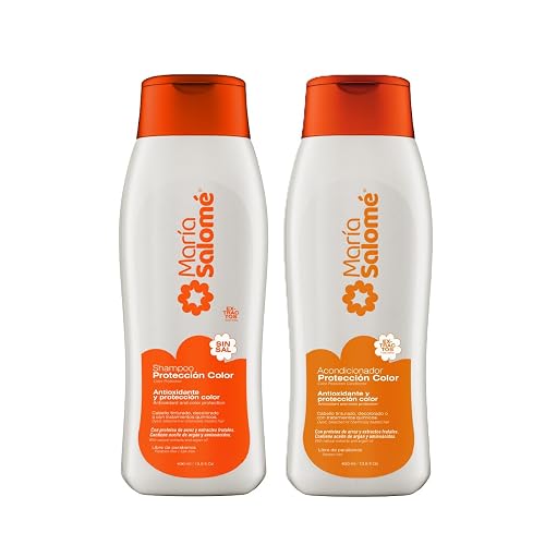 María Salomé Maria Salome Color Care protection Kit for Dyed, Bleached or Chemically treated Hair - Shampoo 13.5 fl.oz. + Conditioner 13.5fl.oz