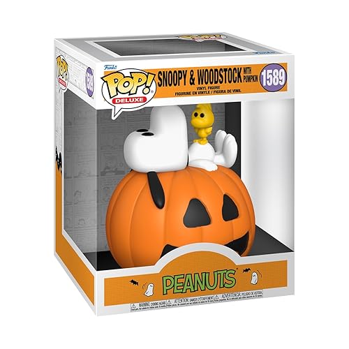 Funko Pop! Deluxe: It's The Great Pumpkin, Charlie Brown - Snoopy & Woodstock with Pumpkin