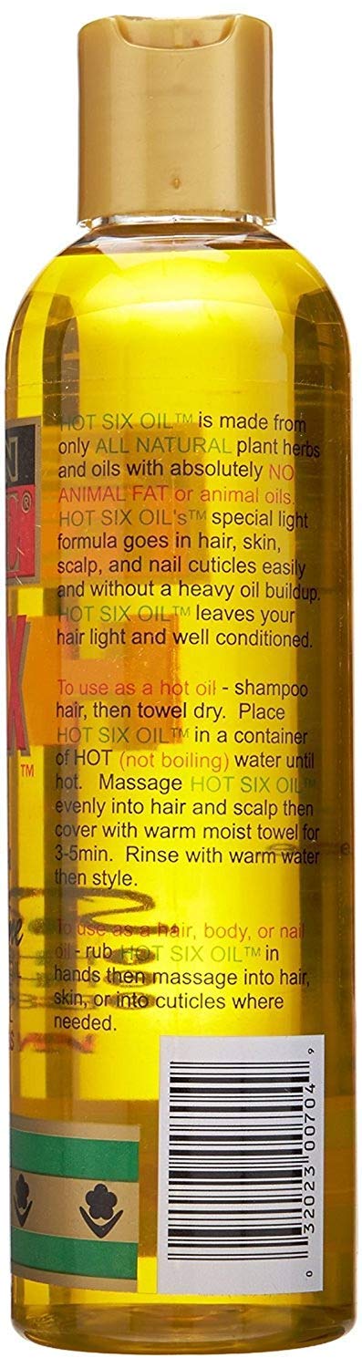 African Royale Hot Six In One Hair Oil With 15 Natural Herbs, 8 oz (Pack of 12)