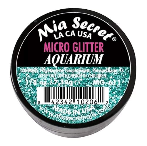 Mia Secret Professional Nail System Micro Glitter - .25 oz (Aquarium)
