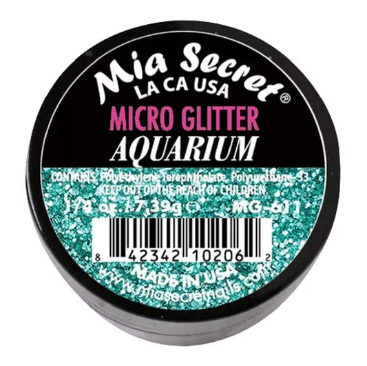 Mia Secret Professional Nail System Micro Glitter - .25 oz (Aquarium)