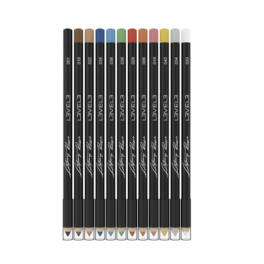 Level 3 Colored Line Pencils - Barber Pencil for Hairline, Beard and Hair Tattoo Designs - Haircut Contour and Edge Up Pencil for Men and Barbers Beauty & Personal Care L3