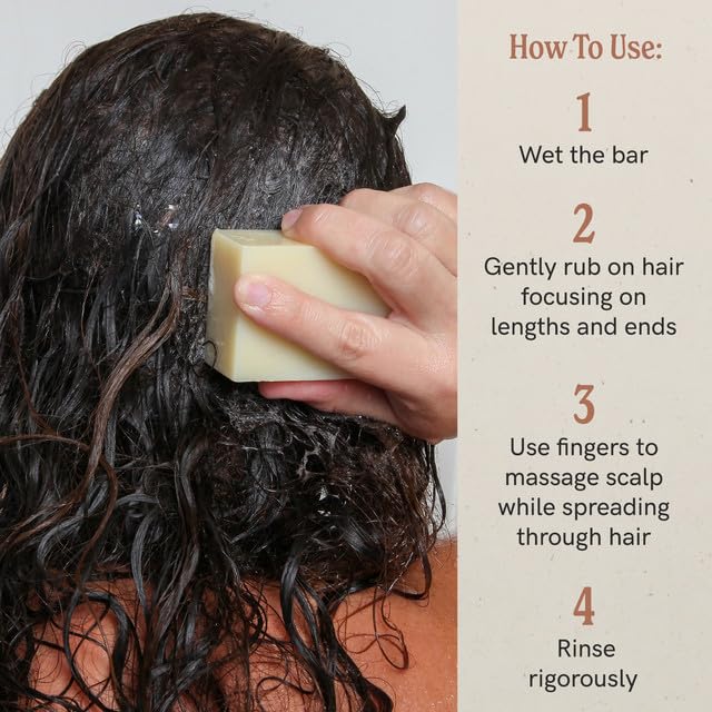 J.R.LIGGETT'S Tea Tree Formula Shampoo Bar and Conditioner Bar 2-Pack, All-Natural, Plant-Based Solid Hair Care Set, Sulfate-Free, 3.5 oz Shampoo