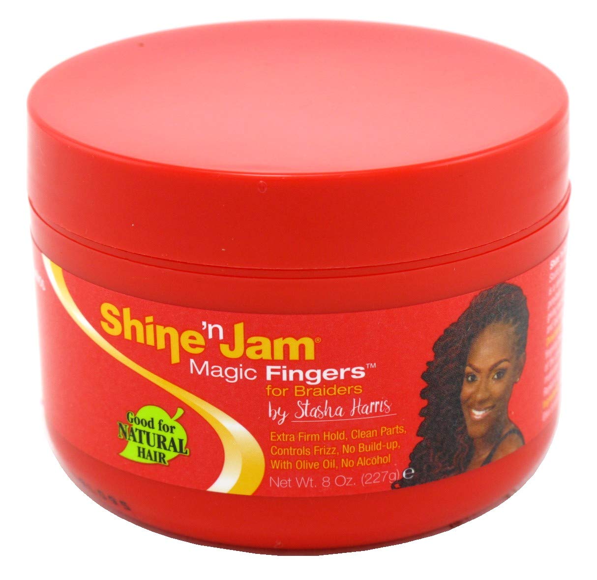 Shine N Jam Magic Fingers For Braiders Extra Firm Hold 8 Ounce (Pack of 3)