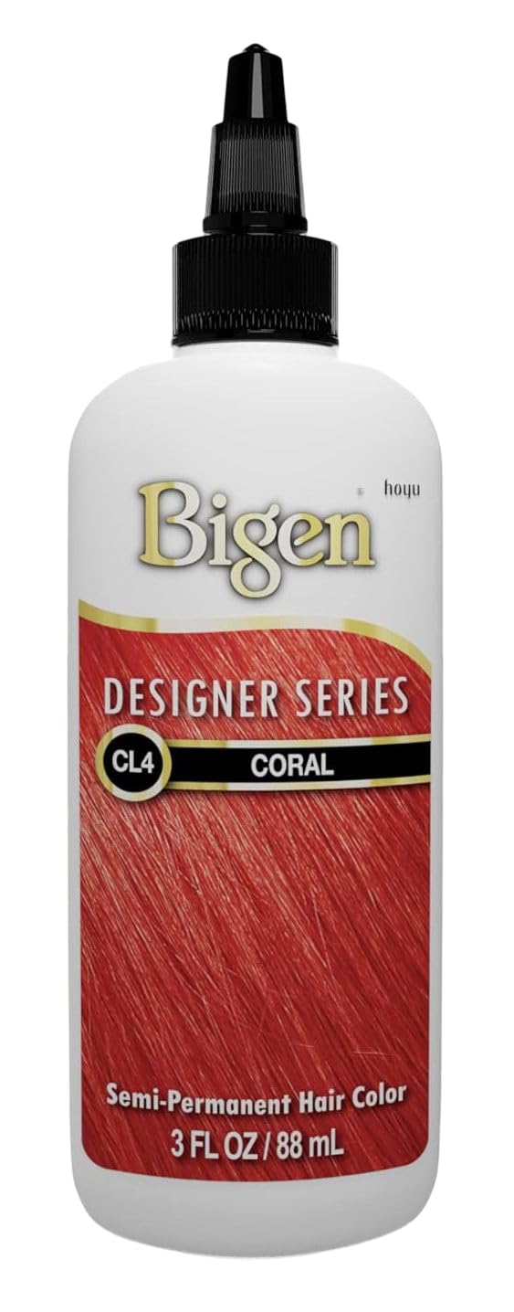 Bigen Semi-Permanent Haircolor #Cl4 Coral 3 Ounce (Pack of 6)
