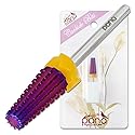 PANA 3/32" Shank 5-in-1 Nail Carbide Bit - (Triple Coarse - 2X Coarse Grit, Purple) - Two Way Rotate use for Both Left and Right Handed Fast remove