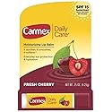 Carmex Lip Balm Stick - Cherry Flavor -SPF 15 - Pack of 2