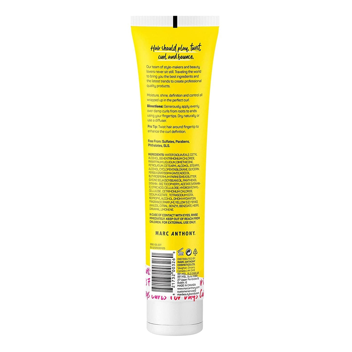 Marc Anthony Strictly Curls Perfect Curl Cream 6 Ounce (Boxed) (177ml) (6 Pack)