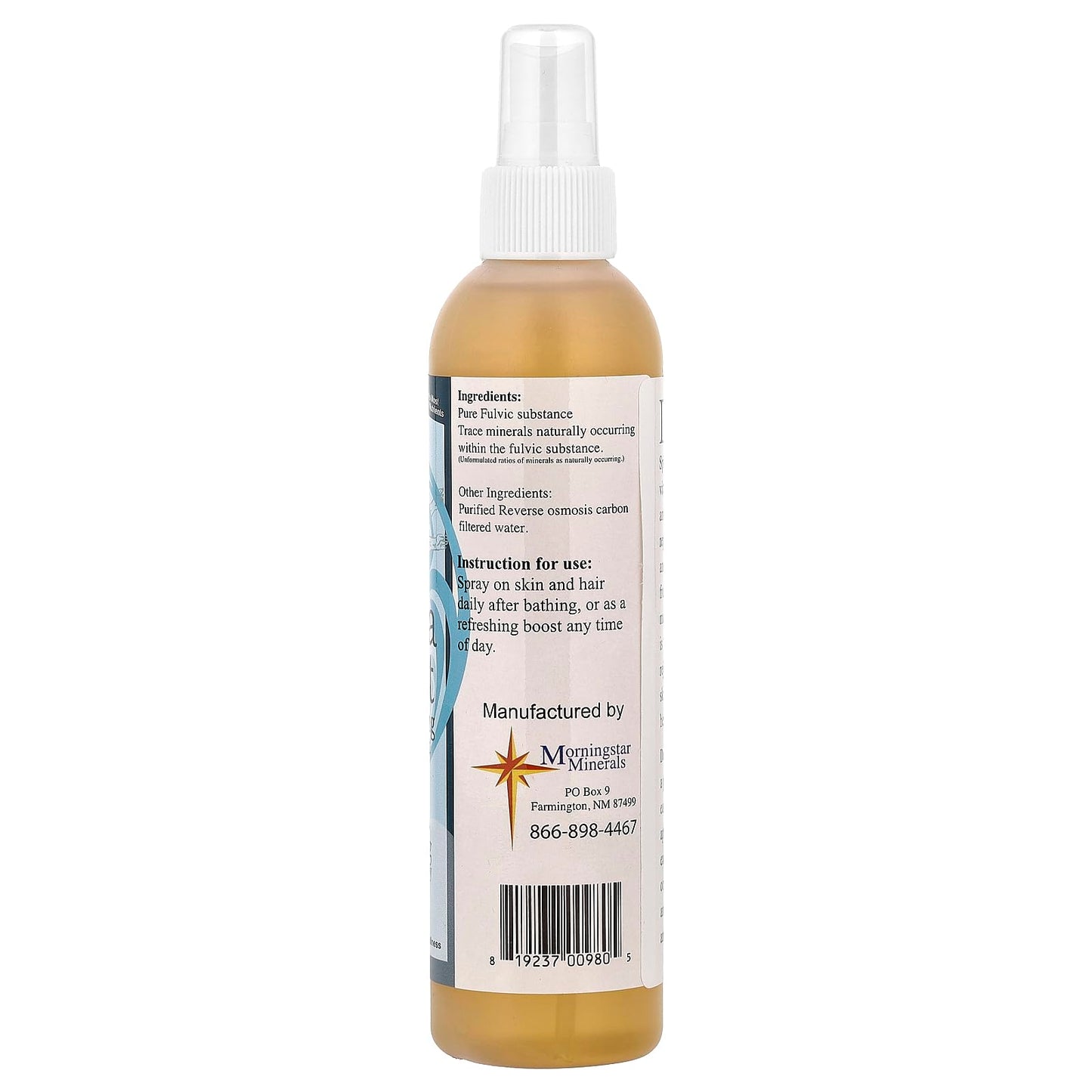 Morningstar Minerals Derma Boost, Rejuvenating Spray Mist, 8 fl oz