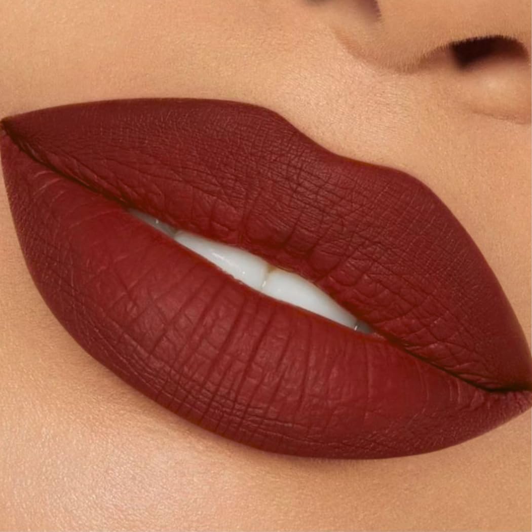 M2U NYC Rosewood Matte Liquid Lipstick - Long Lasting High Impact Color with Up to 17H Wear - Matte Lipstick for Women - No Budge, Lightweight Creamy
