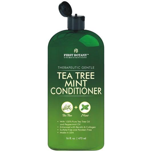 First Botany, Tea Tree Oil Conditioner 16 fl oz - Anti Dandruff Natural Oil conditioner For Dry Itchy & Flaky Scalp - Sulfate Free Paraben Free Beauty & Personal Care First Botany