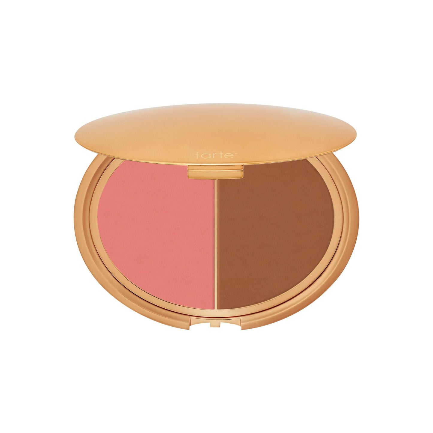 tarte park ave princess cream cheek duo - Blush & Bronzer Duo with Buildable Waterproof Cheek Tint Infused with Coconut, Vitamin E & Guava Seed, Vegan